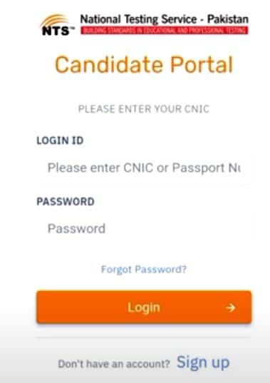 NTS Candidate Portal