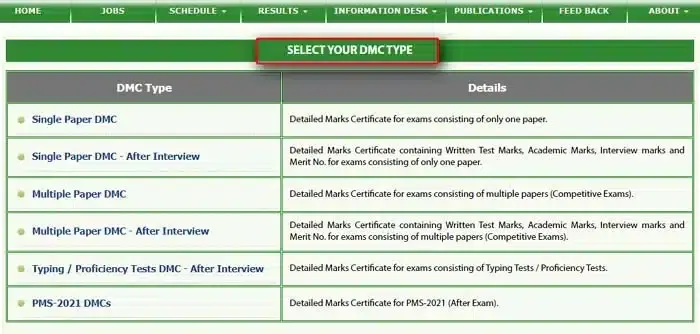 Punjab Public Service Commission Result 