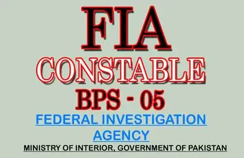 FIA Constable (BPS-05) Salary